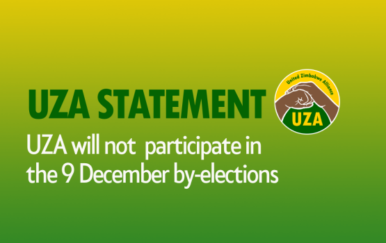 UZA Will Not Participate in the 9 December By-Elections
